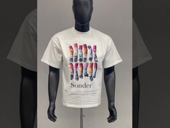 Custom 100% katoenen T-shirt voor mannen