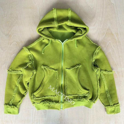 kopen Regular Sleeve Style Custom Oversized Unisex Mens Acid Wash Hoodies met Raw Hem Edge online manufacture