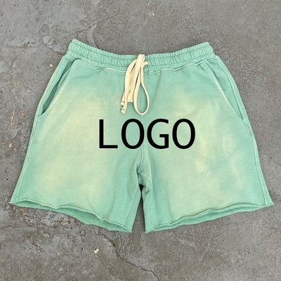 kopen Vintage Decoratie Zonnevervaagd Op maat Gewassen Frans Terry Shorts 400 Gram Stofgewicht online manufacture