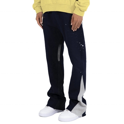 kopen Mannen opgerolde sweatpants losse broeken broeken sportieve straatkleding kleurrijk online manufacture
