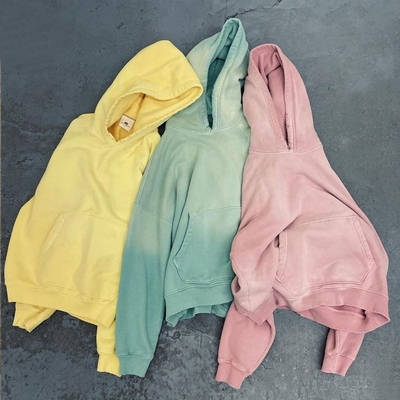 kopen Vintage Angstig Zuur Wassen Pullover Hoodie 480 gsm Frans Terry Cotton voor mannen online manufacture