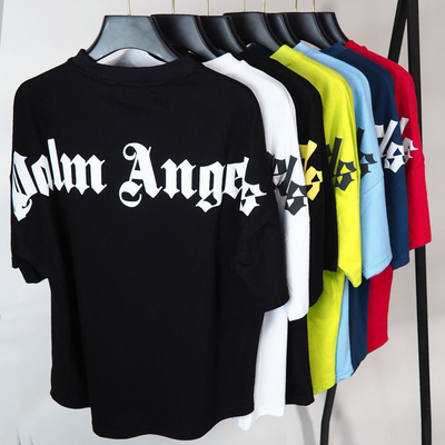 kopen 240 gram zwaar katoenen T-shirt met 3D-schuimprint en O-Neck Collar online manufacture