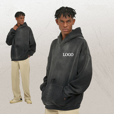 kopen Custom Mens 360 Gsm Franse Terry Oversized Blank Hoodie met Support Grafisch Ontwerp online manufacture