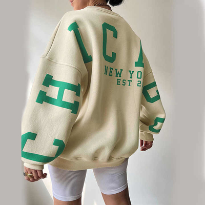 kopen Y2k Letter Screen Print Custom Hoodies Sweatshirt Duurzame Crop Top voor vrouwen online manufacture
