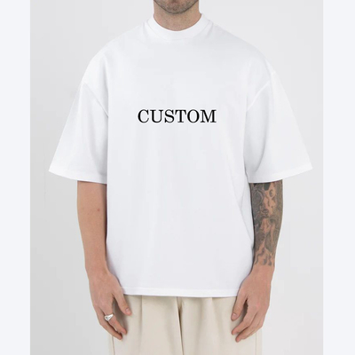 kopen Kleurrijk of op maat gemaakt 220 gsm 100% katoen 300 gsm zwaargewicht oversized doos T-shirt online manufacture