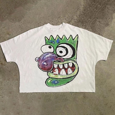 kopen 100% katoen of op maat gemaakte stof Luxe T-shirt met naalddetectie online manufacture