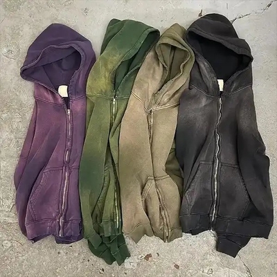 kopen Ondersteuning Grafisch ontwerp Gewassen Purple Acid Wash Zonneverfde Vervaagde Verdrietige Sweatshirt online manufacture