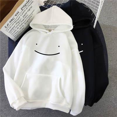 kopen polyester hoodie sweatshirts voor sublimatie Print Smile Face Vrouwen Casual Sporty Hoodie Unisex online manufacture