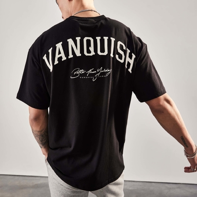 kopen 2023 Cotton Mensen Oversized T-Shirt met Vocht Wicking Technology en O-Neck Collar online manufacture