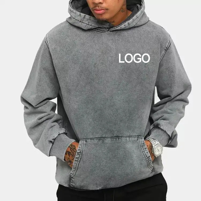 kopen Franse Terry Acid Wash Hoodie Mensen Hoodie Acid Wash Sublimatie Printing Vintage online manufacture
