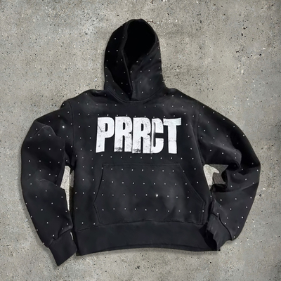 kopen oversized strass custom hoodies jasje voor mannen strass Screen Frans Terry Vintage Zon Vervaagd Gesneden Boxy online manufacture
