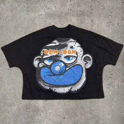 kopen Oversized 100-300Gsm boxy fit zwaargewicht T-shirt Drop Shoulder Vintage gesneden T-shirt Mannen online manufacture