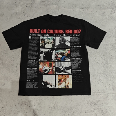 kopen Persoonlijk afgedrukt warmteoverdracht zuurwas zon vervaagd T-shirt zwaargewicht katoen geknipt box fit grafisch T-shirt voor mannen online manufacture