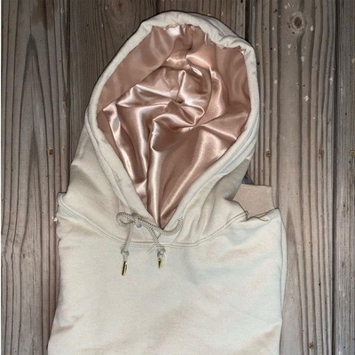 golf fleece gevoer hooded sweatshirt zijde hoodie zip pullover reguliere mouw stijl satine voering