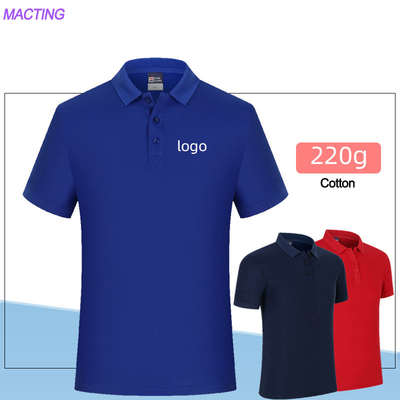 Luxe Sublimatie Polo T-Shirt voor Custom Office Uniforms in Plus Size Gebreide katoen