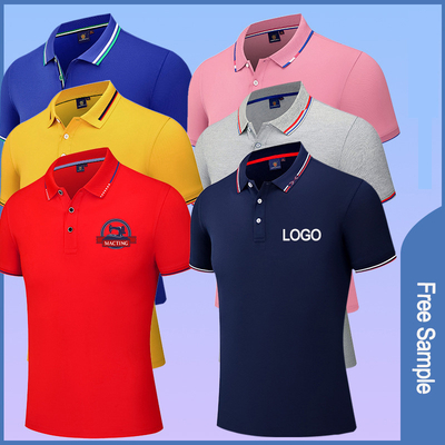 Gebreide stoffen Custom nieuwste ontwerp Witte golf polo T-shirts voor jongens en meisjes