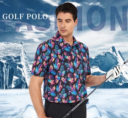 Zomer lapel polo shirt voor mannen zakelijke casual op maat gedrukt en op maat gemaakte etiketten