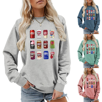 Custom Y2k Graphic Design Printed Fun Crewneck Hoodie voor vrouwen S-6XL of maat