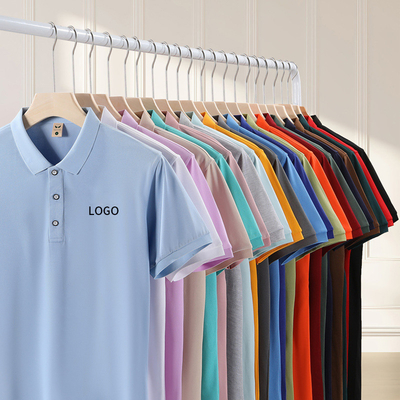 100% katoen polyester unisex polo shirts met op maat geborduurd en stijlvol ontwerp