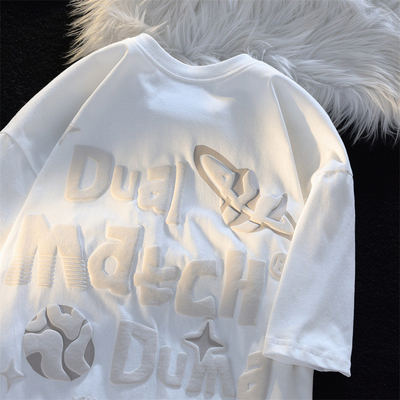 T-shirt met naalddetectie en op maat gedrukt
