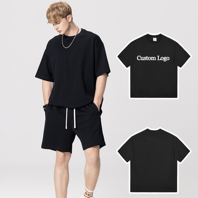 Ondersteuning 7 dagen Voorbeeld bestelling Levertyd Custom Logo Streetwear Unisex Oversized T-shirt