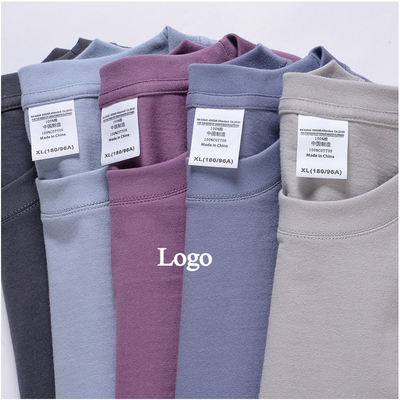 Cool Jeugd 250g 100% Heavy Weight Cotton Custom T-shirts Blanke eenvoudige mannen T-shirts