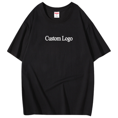 T-shirts van zwaar katoen 260g T-shirt van privélabel zachte ronde nek geweven methode