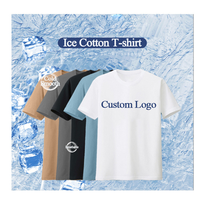 Cool Feeling Dubbelzijdig IJssilk katoen T-shirt voor vrouwen mannen 6xl 5xl blanco t-shirts