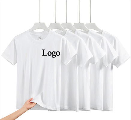 Dik gedrukt 220 Gsm Blank Custom Bland blank witte T-shirts bulk Casual Daily Life Gelegenheid