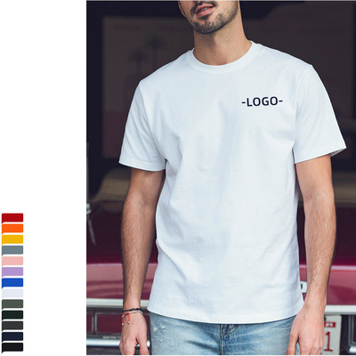 100% katoen plus size jongens mannen T-shirts met op maat gemaakte grafische afdrukken en O-neck kraag